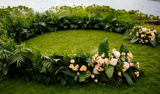 Ceremony Floral Ground Circle