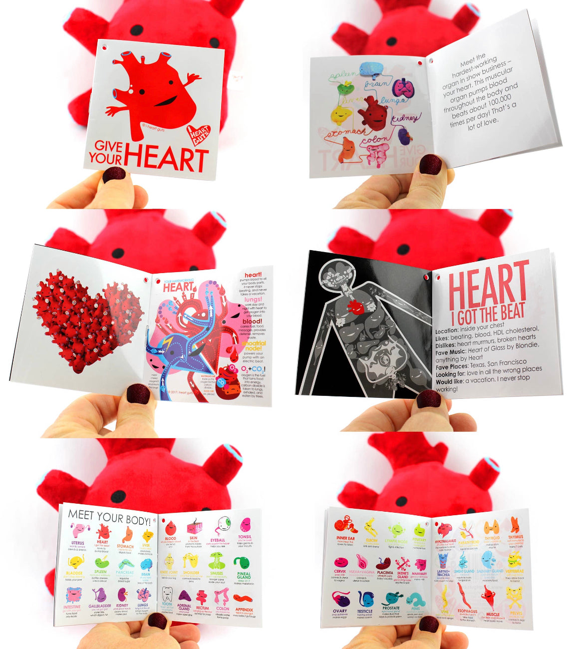 Heart Plush “Give your heart”