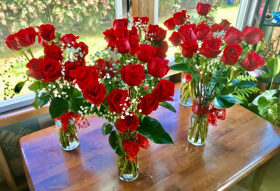 Roses Arrangements ~ Red