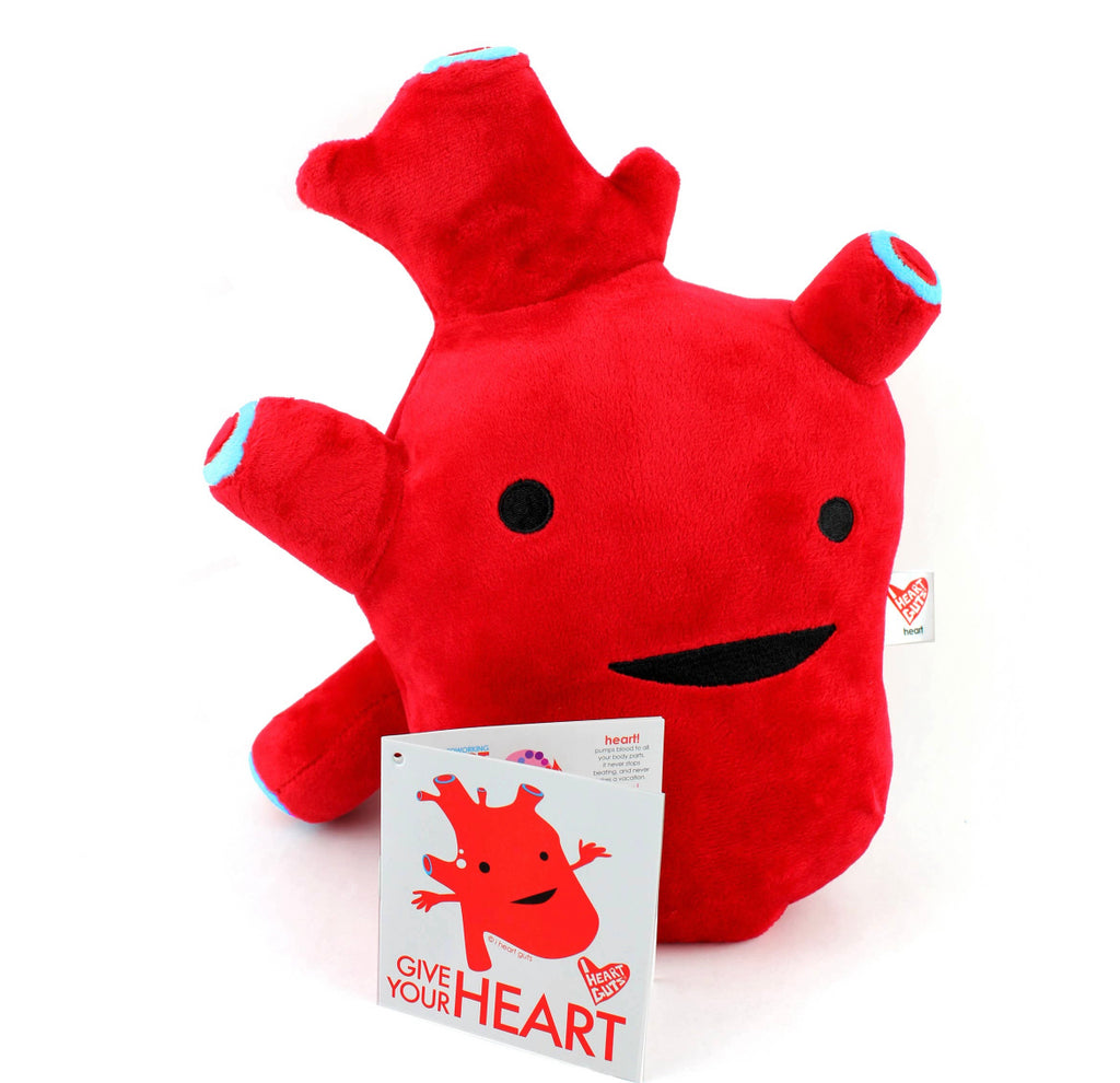 Heart Plush “Give your heart”